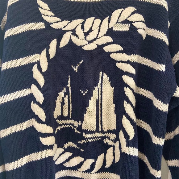 Carole Little nautical sweater - Picture 2 of 4